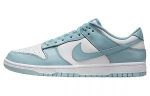 Кроссовки Nike Dunk Low Denim Turquoise, зеленый