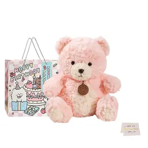 Плюшевая кукла Doodoo Bear высотой 35 см Whoops, розовый