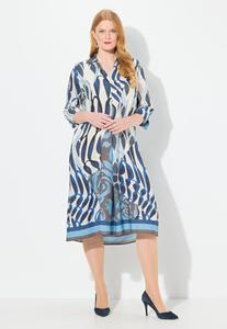 Платье Ulla Popken Day dress, Dark Olive/Black