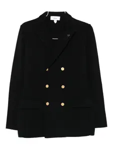 Двубортный пиджак Lardini, черный
