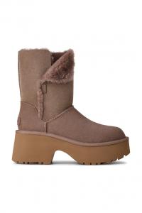 Замшевые зимние угги Ugg, бежевый