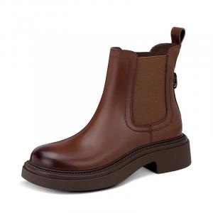 Ботинки Chelsea Crew высотой 3,5 см женские JESSICA SOPHIA, черные (с флисовой подкладкой)