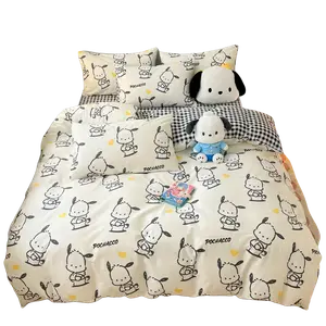 100% Cotton Print Пододеяльник Sanrio, белый