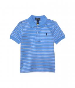 Поло Polo Ralph Lauren Kids Striped Soft Cotton Polo Shirt, цвет Harbor Island Blue Multi/C7927