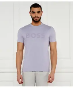 Футболка с мыслями 1 Regular fit Boss Orange, фиолетовый
