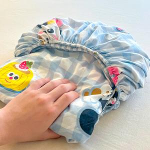 Disney Простыня на резинке 120х200 см, хлопок, дизайн Free Panda