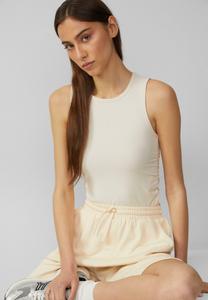 Топ MIT SEITLICHER RAFFUNG VANESSA MAI QS, кремовый