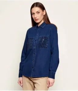 Джинсовая рубашка MONIQUE regular fit Guess Jeans, темно-синий