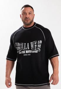 GORILLA WEAR Футболка Finley oversize — чёрно-серая