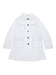 Куртка с карманами Marni Kids, белый