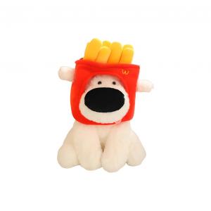 Плюшевая игрушка собаки big nose french fries, высота 35см/45см XIWANTONG