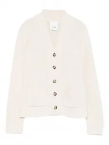 Кардиган с накладными карманами ALLUDE, нейтральный