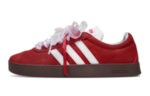 Adidas Neo Кроссовки для скейтбординга VL Court 2.0, унисекс, низкие, красные, белые