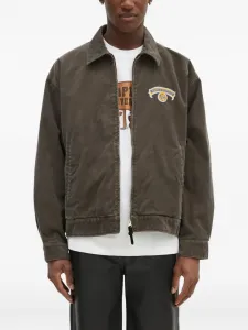 Кожаная куртка на молнии Neighborhood, зеленый