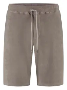 Шорты с накладными карманами на завязках Fedeli, коричневый