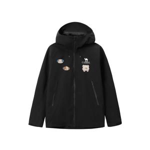 CAMEL Ветровка All weather Waterproof And Windproof To Keep Warm Unisex Phantom Black