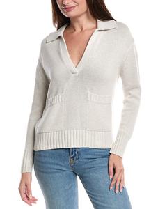 Кашемировый поло свитер Forte Cashmere, коричневый