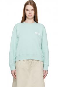 Mm6 Maison Margiela Синяя хлопковая толстовка