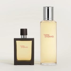 Парфюмерный набор Hermes Terre d'Hermes Parfum, 2 предмета