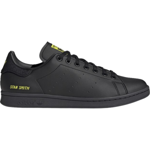 Кроссовки Adidas Stan Smith 'Black Semi Solar Yellow', черный