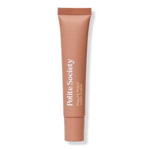 Блестящий бальзам для губ Polite Pout Polite Society, French Caramel (caramel nude)