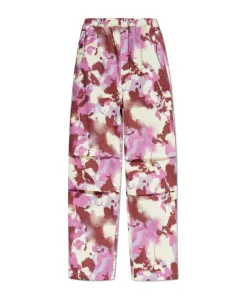 Брюки с камуфляжным эффектом A Bathing Ape, розовый