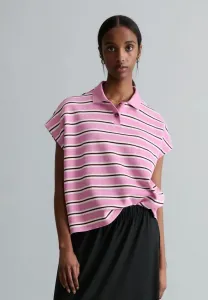 Широкая рубашка-поло gestreiftes Marc O'Polo Denim, Light Pink