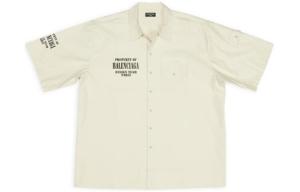 Рубашка мужская Balenciaga, кремовый