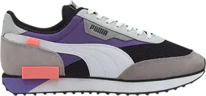 Кроссовки Puma Future Rider Galaxy Pack - Black Ultra Violet, черный
