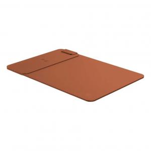 Коврик для мыши с беспроводной зарядкой Powerology Rolled Up Qi, коричневый