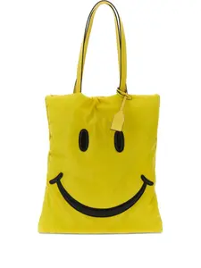 Сумка-тоут Shopper из коллаборации с Smiley Moschino, желтый