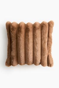 Декоративная наволочка H&M Fluffy, 50х50 см, коричневый