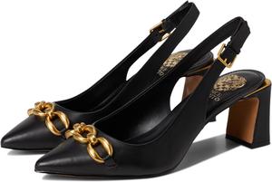 Туфли Vince Camuto Hamden Chain Link Slingback Pumps, Black