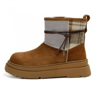 Earl Cat Тёплые короткие зимние сапоги женские - хаки, цвет Khaki