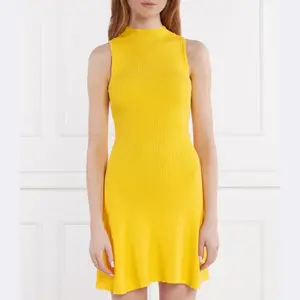 Платье стрейч Desigual, желтый