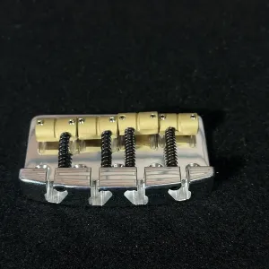 Запчасти Fender Jazz Bass или Precision Electric Bass Guitar, прямая замена, мост AlBridge F419P для 4-струнной бас-гитары, полированная