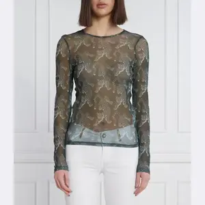 Блузка стандартного кроя Silvian Heach, зеленый