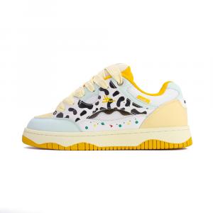 ANBU Кроссовки для скейтбординга унисекс, низкие, сырные, желтые