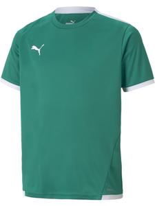 Зеленая спортивная футболка TeamLIGA Jersey Jr. Puma