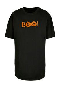 Футболка с принтом HALLOWEEN BOO PUMPKIN Merchcode, черный