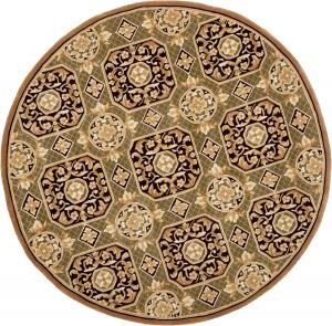 Ковер SAFAVIEH, 244 x 244 см, Naples Collection, Assorted, ручной работы из традиционной шерсти, идеально для помещений с высокой проходимостью в гостиной, спальне (NA706A)