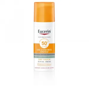 Солнцезащитный крем Sun protection oil dry touch gel-crema color spf50+ Eucerin, 50 мл.