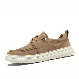 SENJIALUO Устойчивые к истиранию легкие нескользящие повседневные туфли мужские низкие - хаки, цвет Khaki
