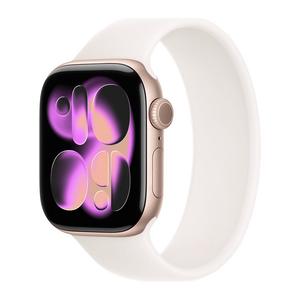Умные часы Apple Watch Series 11 (GPS+Cellular), 42 мм, Rose Gold Aluminum Case/Light Blush Solo Loop - Size 9