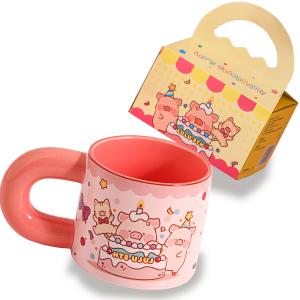 Наборы посуды KAWASIMAYA, [Gift Box Set]Birthday Happy-Lulu Pig Mug