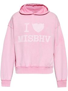 MISBHV хлопковая толстовка с логотипом, розовый