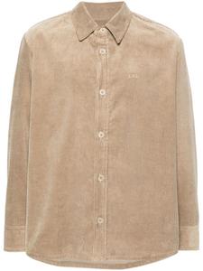A.P.C. рубашка Bobby, нейтральный цвет