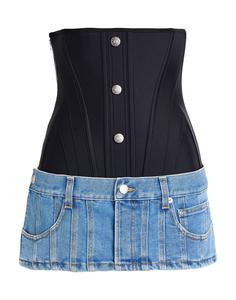 Боди Mugler, черный