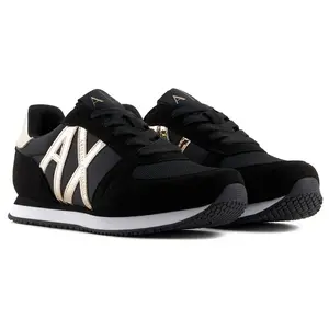 Кроссовки Armani Exchange Classique Contrasté, черный