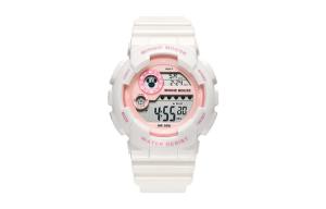 Disney Часы Mickey Series Electronic Movement Silicone Strap Watch Unisex Pink Watch Dial